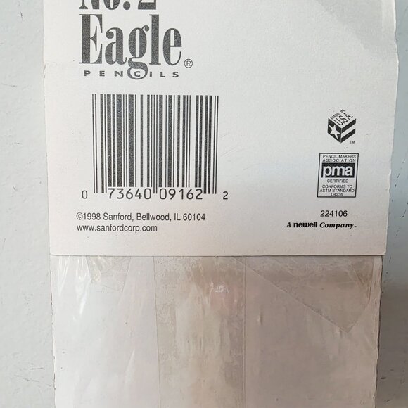 Vtg No. 2 Eagle Pencils Sanford #224106 Pencils USA 12 Pack - Picture 4 of 4